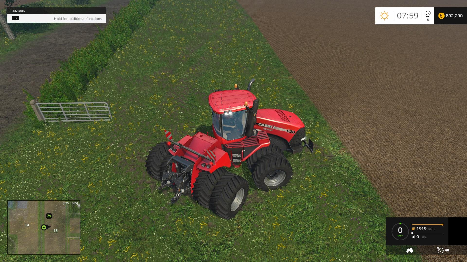 CASEIH 620 6PACK WITH DYNAMIC WHEELS